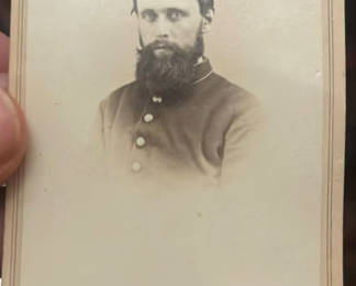 Lot 85: Cdv NH 18th Reg Col Joseph Messer Clough