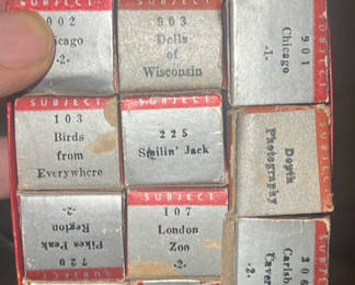 Lot 80: 13 Rolls Of Tru-vue Film In Boxes Mcm Travel Souvenirs