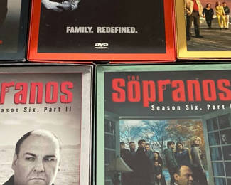 Lot 99: The Sopranos DVDs. Seasons 1, 2, 3, 6 Part I And 6 Part Il