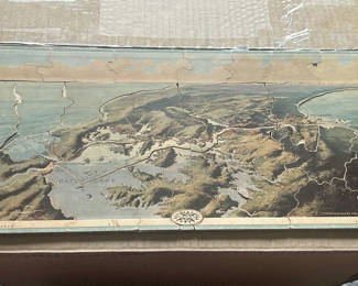 Lot 49: Tara 1912 H.H Green Puzzle Of The Panama Canal Matthews Co.