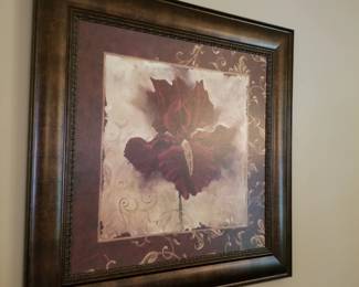 Framed artwork