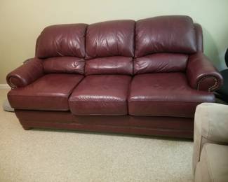 Leather couch