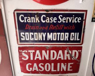 Socony & Standard original Signs!