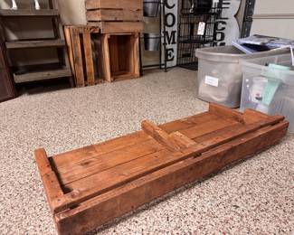wooden wine rack!