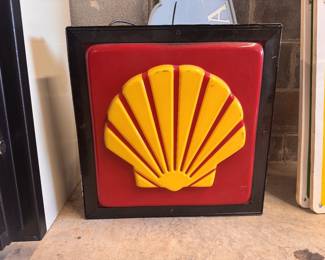 2 Shell Light up cabinets, both work! 