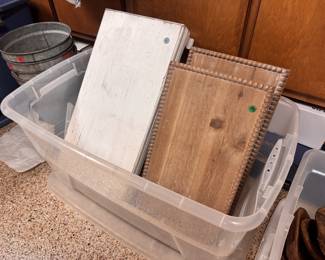 Brand new wooden trays!