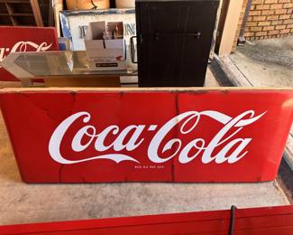 Killer Coke Sleigh Sign!