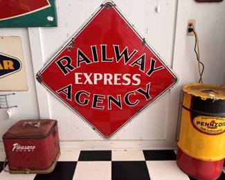 All aboard for this Porcelain Railway Express!