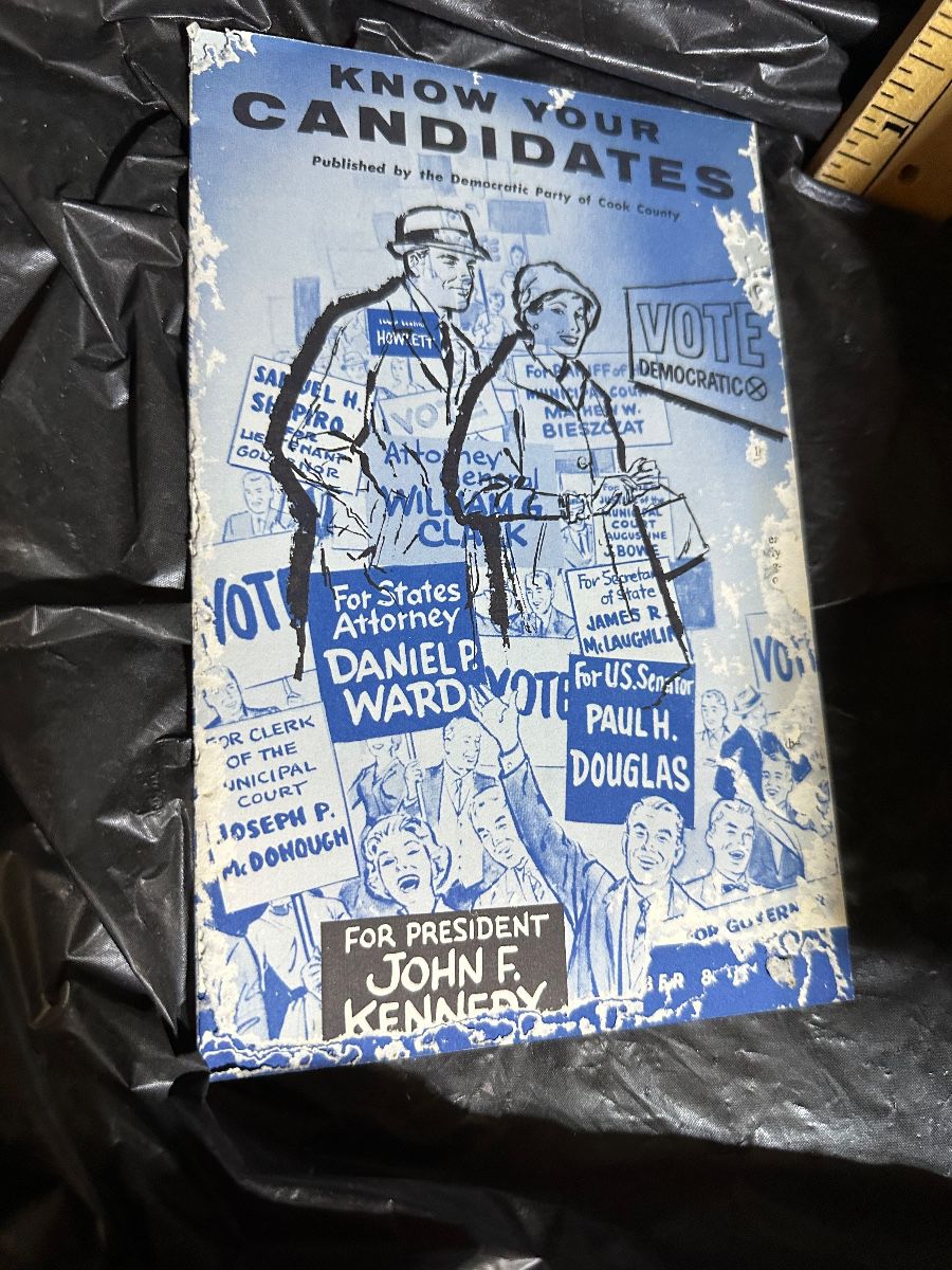 John F. Kennedy Candidate Brochure (chewed) $8