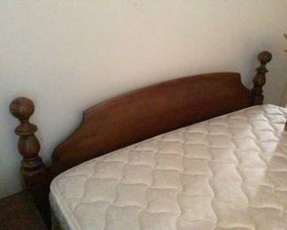 Full size bed with headboard & footboard