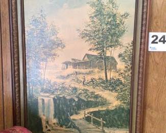 Large vintage picture