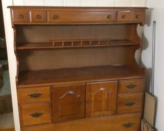 Vintage cabinet with drawers and cabinet