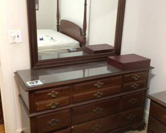 Dresser with mirror