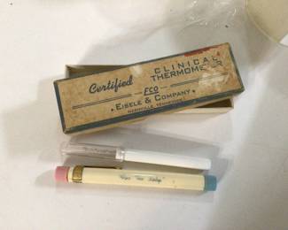 Antique thermometer & original box