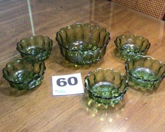 Avacodo green salad bowls
