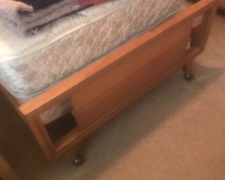 Twin bed frames on rollers!