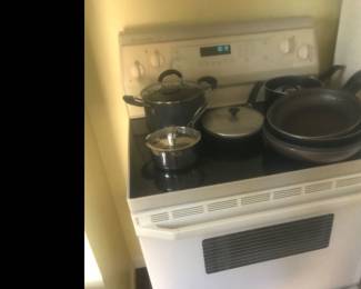 Glass top stove!