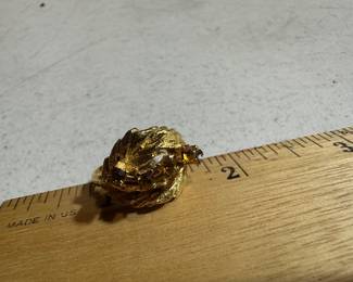 Gold Tone Adjustable Ring $4.00