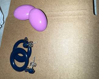 2 Pairs of Pierced Earrings $4.00