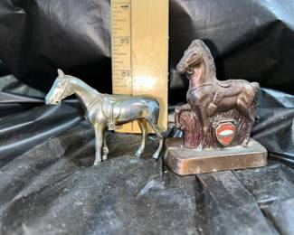 2 Metal Horses $6.00