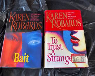Karen Robards Bait & To Trust a Stranger Books $6.00