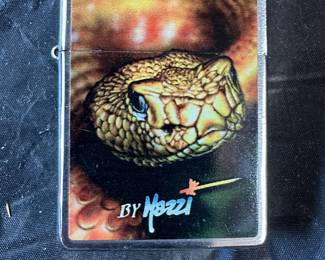 Zippo Lighter Mazzi Art (Brushed Chrome) $24.00