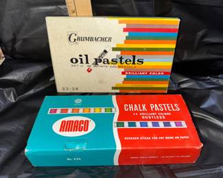 Grumbacher Oil Pastels and Amaco Chalk Pastels $15.00