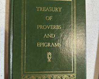 Treasury of Proverbs and Epigrams Book Avenel Books $8.00
