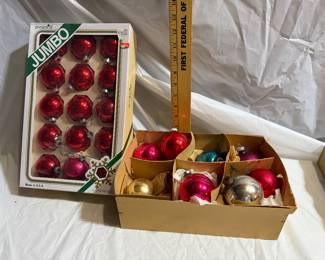 2 Boxes of Ornaments $20.00