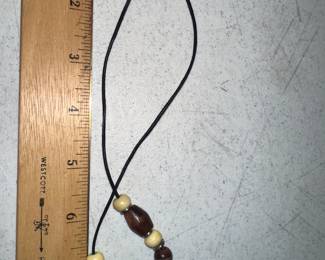 Wood Beaded Necklace $4.00