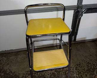 Yellow Folding Step Stool $50.00
