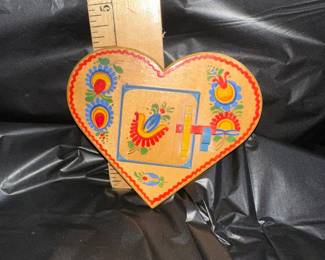 Wood Heart Picture Frame $6.00