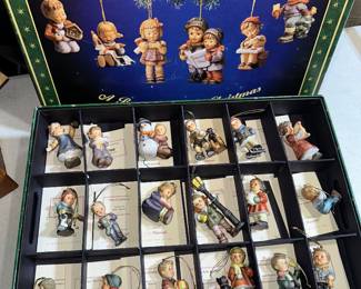 Box of 36 Studio Hummel Christmas Ornament w/COAs $100.00