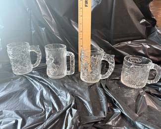 4 Batman Glasses $8.00