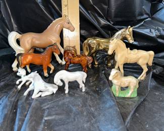 Lot of Horse Figures $12.00