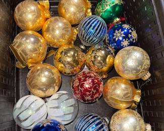 18 Glass Christmas Ornaments #2 $20.00