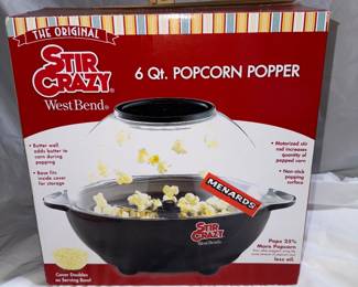 Stir Crazy Popcorn Popper $30.00