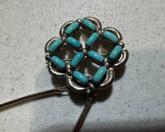 Signed Silver Pendant and Necklace $24.00