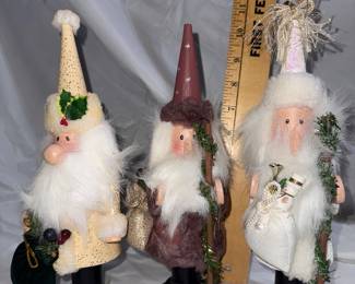 3 Santas $18.00
