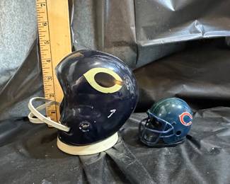 Chicago Bears Football Helmets (one if a bank) $5.00