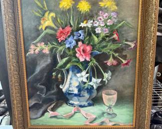 Floral Oil Painting $50.00