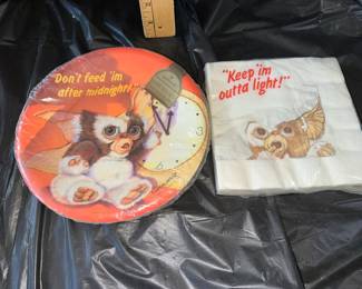 Gremlins Paper Plates and Napkins $15