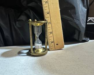 Brass Hourglass $6.00