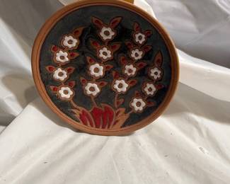 Bonis Pottery Flower Plate $8.00