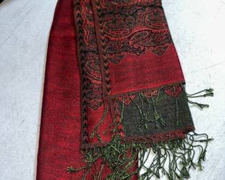Red and Green Scarf $4.00