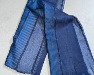 BLue Striped SCarf $4.00