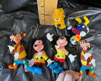6 Disney Christmas Ornaments $24.00