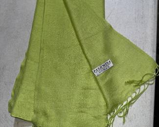 Pashmina Green Scarf $8.00