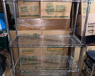 Metal Shelving Unit $40.00