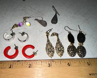 6 Pairs of Earrings $12.00